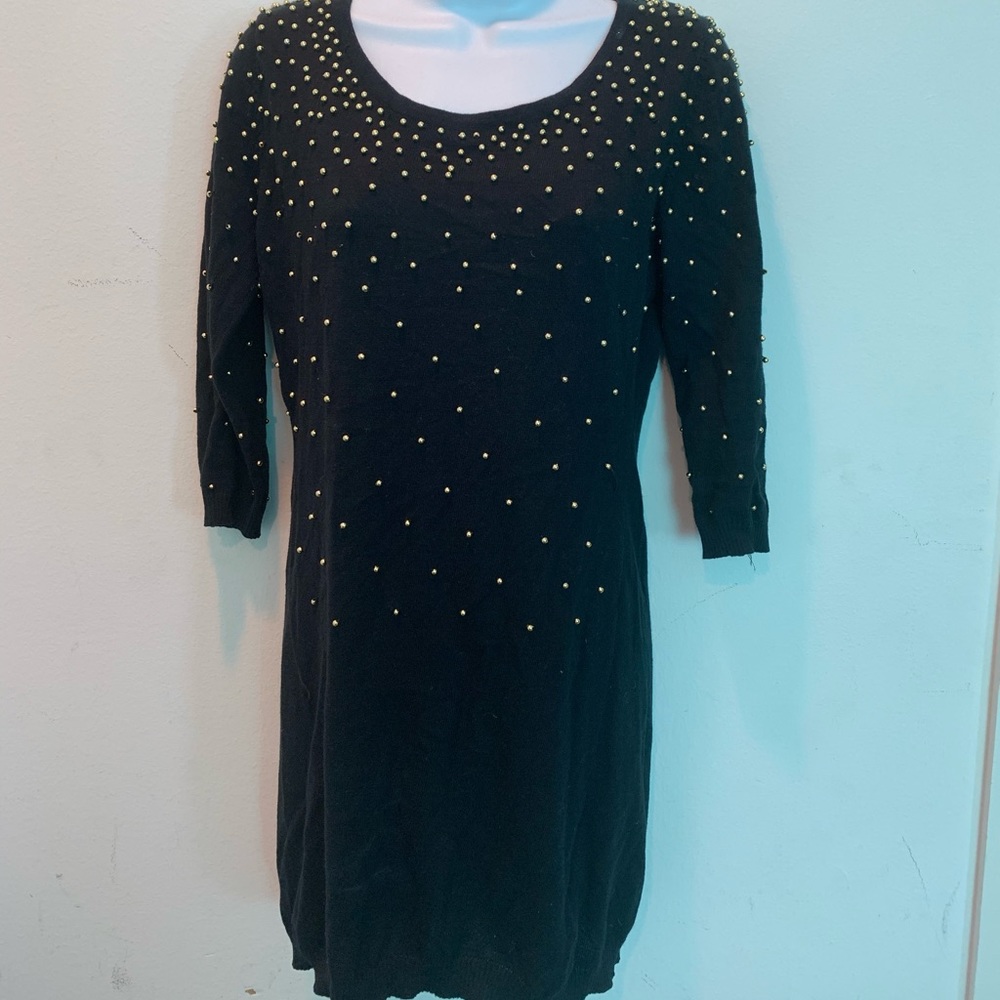 Beaded Tunic Sweater